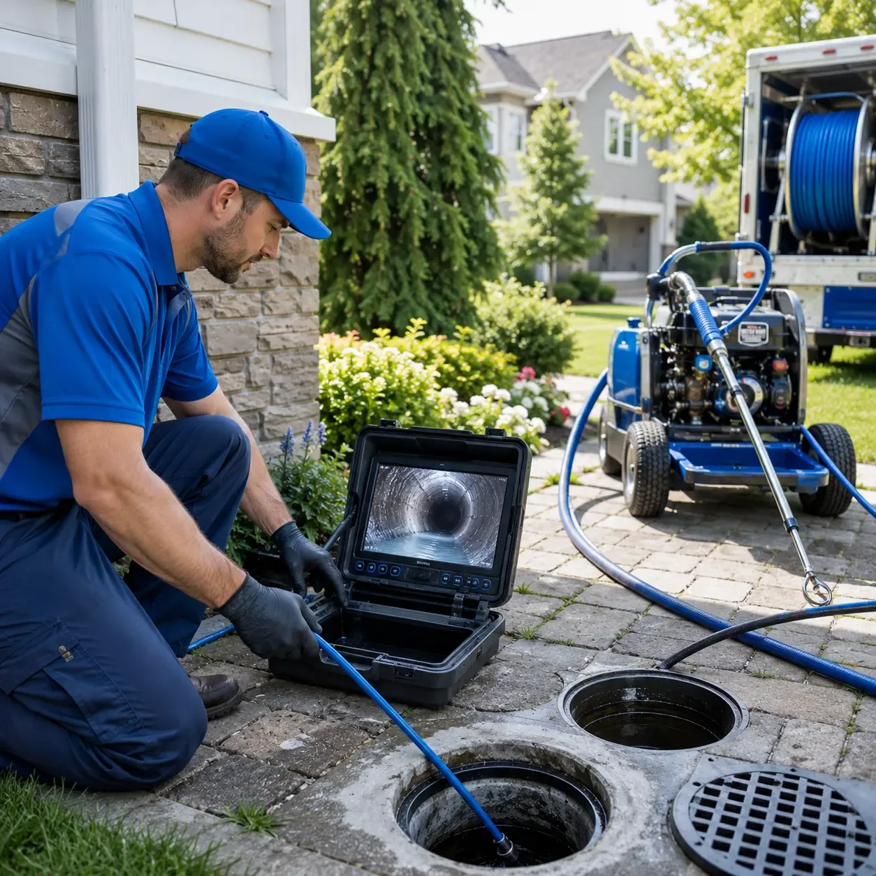 Outdoor drain cleaning professionals serving Mount Victoria, MD